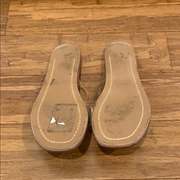 Jeffrey Campbell Gold Metal Bow Sandals - Picture 2 of 3